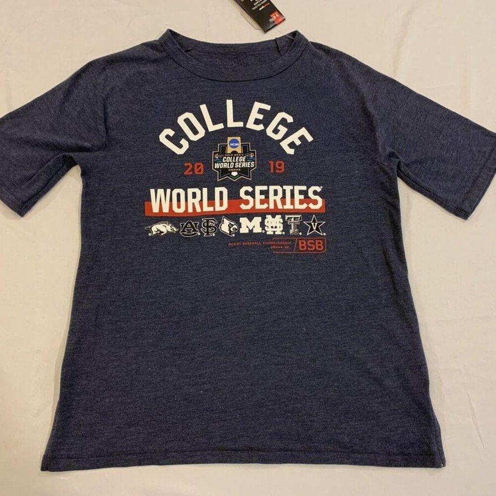 2019 College World Series Baseball Ncaa Fan Apparel Shirt Dark Heather Tee